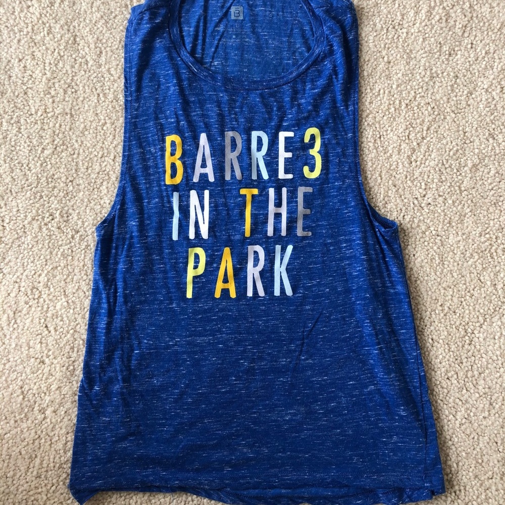 Barre3 in the Park tank top